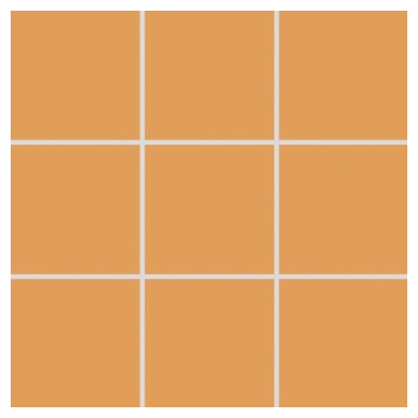 Mozaika Rako Color Two tmavo oranžová 10x10 cm mat GAA0K150.1