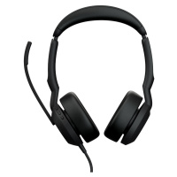 Jabra Evolve2 50/Stereo/ANC/USB/Drôt/BT/Bezdrôt/MS/Čierna