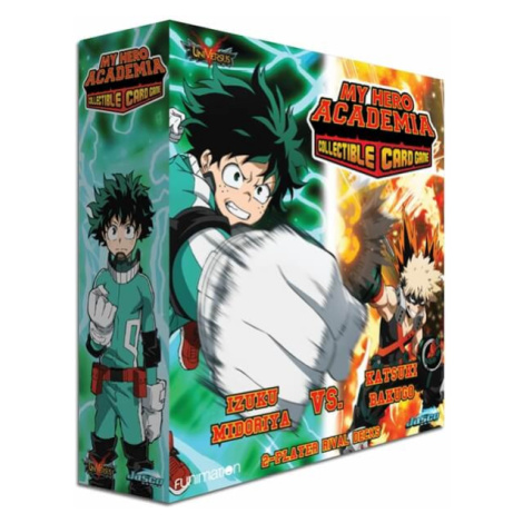 Jasco Games My Hero Academia Collectible Card Game - Izuku Midoriya vs. Katsuki Bakugo 2-Play Ri