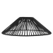 Star trading Lampenschirm "Video", schwarz für E27, ca. 38x12 cm, outdoor, ohne Leuchtmittel und