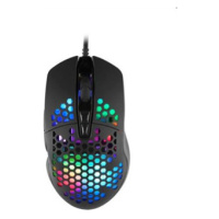 Herna myš C-TECH Scarab, casual gaming, 7200 DPI, RGB podsvieteny, USB