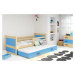 BMS Detská posteľ s prístelkou RICO 2 | 90 x 200 cm FARBA KONŠTRUKCIE: Biela, DOPLNKOVÁ FARBA: Z