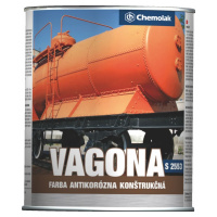 VAGONA S 2553 - Polomatná konštrukčná antikorózna farba RAL 7033 - cementová šedá 8 L