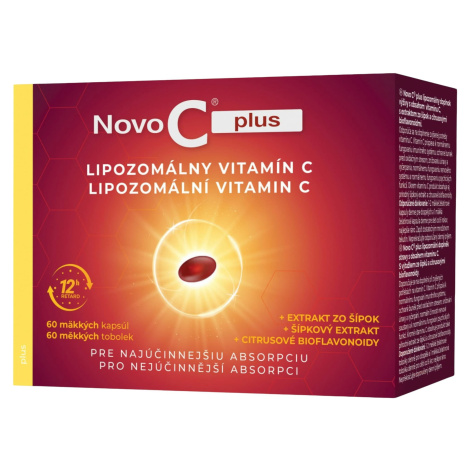 NOVO C  PLUS Lipozomálny vitamín C 60 mäkkých kapsúl