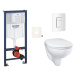 Závesný wc set do ľahkých stien / predstenová montáž Grohe Bau Ceramic SIKOGRSBAUSCSH0