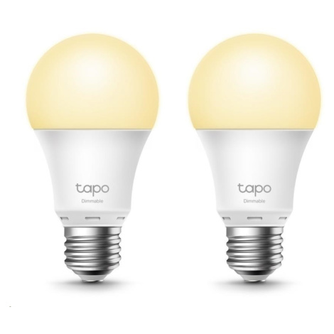 TP-Link Tapo L510E (2-pack) múdra WiFi stmievateľná LED žiarovka (biela, 2700K, 806lm, 2, 4GHz,  TP LINK