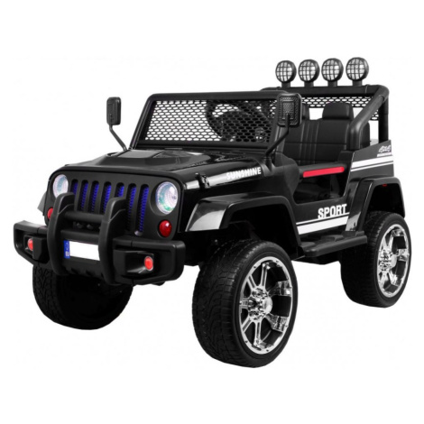 mamido Elektrické autíčko Jeep Raptor 4x4 čierne
