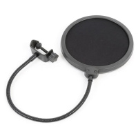 Vonyx M06 mikrofónový pop filter 6'' ochranná clona, flexibilný husí krk