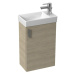 Kúpeľňová skrinka s umývadlom Jika Petit 41x65,5x23 cm jaseň H45J5111755141