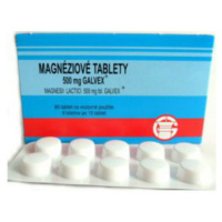 GALVEX Magneziové tablety 500 mg 80 tabliet