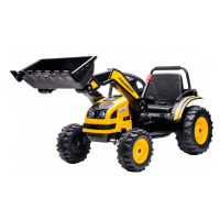 mamido  Detský elektrický traktor s lopatou žltý