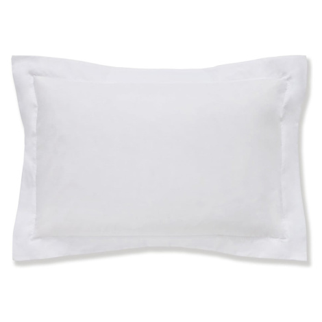 Biela obliečka na vankúš z organickej bavlny Bianca Oxford Organic, 50 x 75 cm