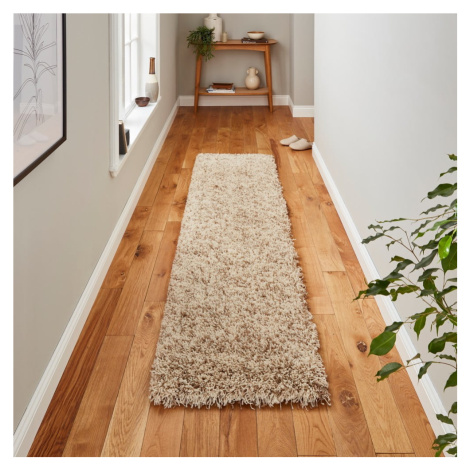 Krémovobiely koberec Think Rugs Vista Cream, 60 x 220 cm