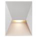 Vonkajšie nástenné svietidlo Pontio 15, šírka 15 cm, biele