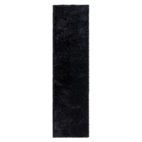Běhoun Indulgence Velvet Black - 60x230 cm Flair Rugs koberce