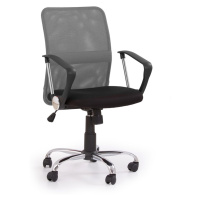 HALMAR Tony kancelárska stolička s podrúčkami sivá / čierna