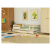 Benlemi Jednolôžková posteľ z dreva SAFE 5v1 so zábranou a úložným šuplíkom Zvoľte farbu: Pastel