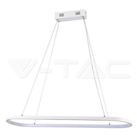 24W LED závesná lampa (80*20*100CM) 3000K biela 2760lm VT-7825 (V-TAC)