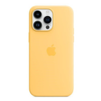 APPLE iPhone 14 Pre Max silikónové puzdro s MagSafe - Sunglow
