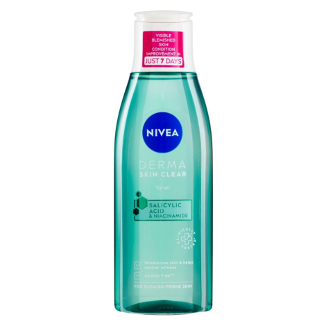 NIVEA Derma Skin Clear Čistiaca pleťová voda 200 ml