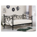 HL Jednolôžková kovová posteľ Sumatra 90x200 - čierna
