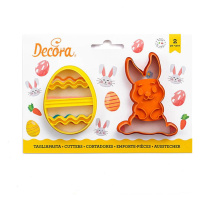 Vykrajovačka vajíčko zdobené a zajačik - Decora