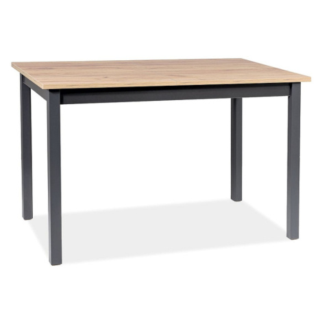 Signal Jedálenský stôl Horacy 125(170)x75 FARBA: dub artisan / čierna