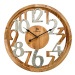 Lowell 21538 dizajnové nástenné hodiny