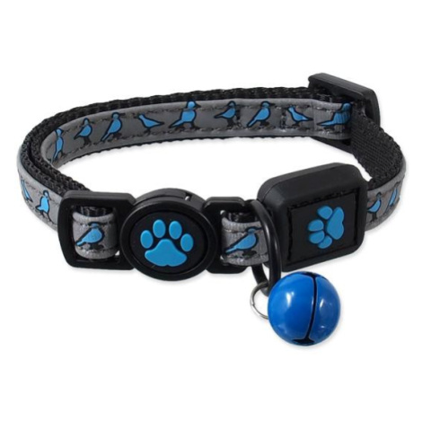 Obojok Active Cat Reflective XXS modrý 1x16-22cm