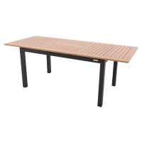 Stôl EXPERT WOOD antracit, rozkladací, 220/280x100x75 cm DP266EH341820