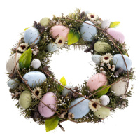 Veľkonočný veniec s vajíčkami Easter, 29 x 6,5 cm