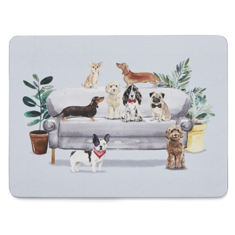 Korkové prestieranie 4 ks 21.5x29 cm Curious Dogs - Cooksmart ®