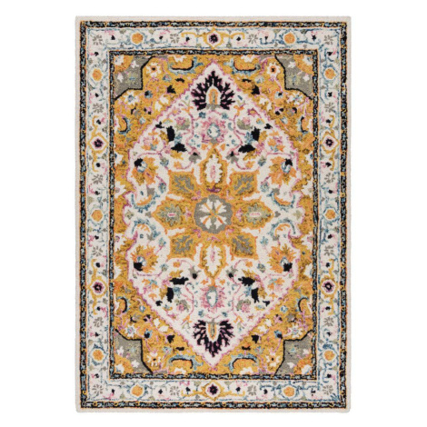 Kusový koberec Wool Loop Dahlia Yellow/Multi Rozmery kobercov: 160x230 Flair Rugs