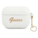 Obal Guess GUAPLSCHSH AirPods Pro cover white Silicone Charm Collection (GUAPLSCHSH)