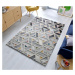 Kusový koberec Moda River Grey / Multi Rozmery koberca: 200x290