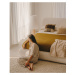 Béžová čalúnená dvojlôžková posteľ 160x200 cm Martina – Kave Home