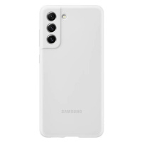 Samsung Galaxy S21 FE 5G SM-G990, silikónové puzdro, biele, továrenské