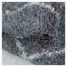 Kusový koberec Alvor Shaggy 3401 grey kruh - 160x160 (průměr) kruh cm Ayyildiz koberce