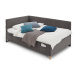 Antracitová detská posteľ 90x200 cm Cool – Meise Möbel