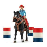 Schleich 42576 Kovbojský závod okolo barelov