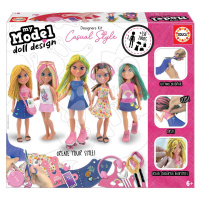Kreatívne tvorenie Design Your Doll Casual Style Educa vyrob si vlastné mestské bábiky 5 modelov