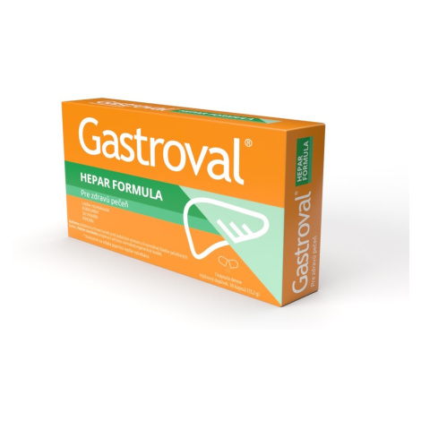 GASTROVAL Hepar formula 30 kapsúl