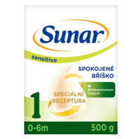 SUNAR Sensitive 1 Mlieko počiatočné 500 g, 0m+