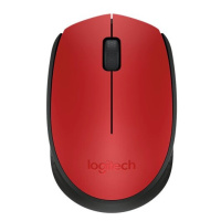 Logitech Wireless Mouse M171 červená