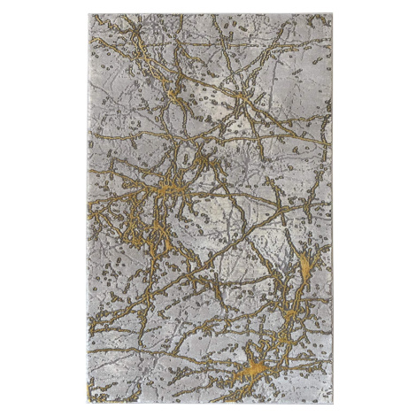 Kusový koberec ELITE 4355 grey/gold 80x150 cm