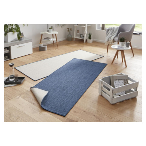 Kusový koberec Twin-Wendeteppiche 103100 blau creme – na ven i na doma - 160x230 cm NORTHRUGS - 