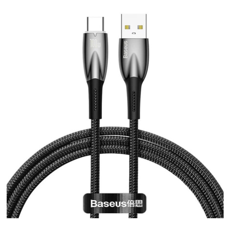 Kábel USB cable for USB-C Baseus Glimmer Series, 100W, 1m (Black)