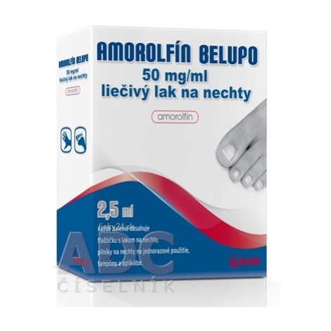 AMOROLFÍN BELUPO 50 mg/ml liečivý lak na nechty