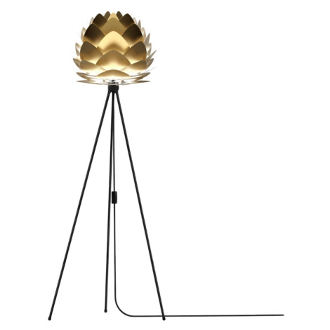 UMAGE Aluvia mini lampa mosadz Tripod čierna