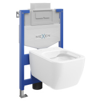 Mexen Fenix XS-U, podomietkový modul a závesné WC Stella, biela, 6853368XX00